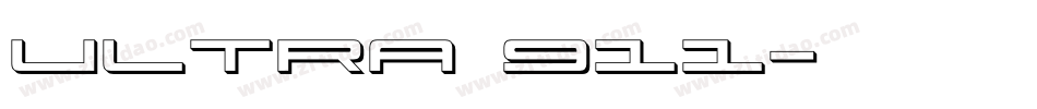 Ultra 911字体转换